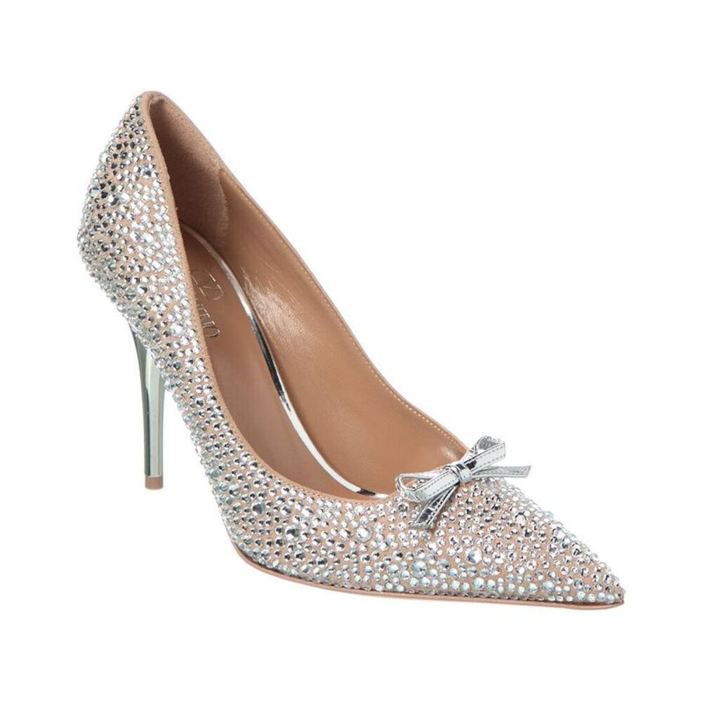 Valentino Rockstud 100 Suede Pump